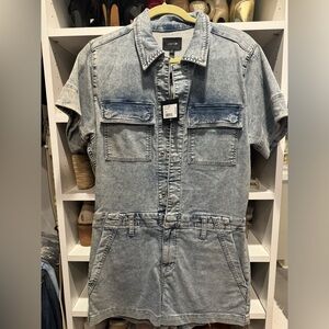 Joes Stonewashed Denim Romper, new with tags, never worn.